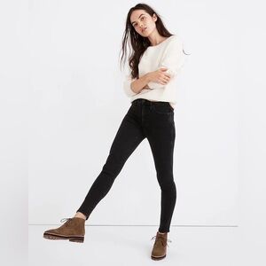 Madewell 9 Inch High-Rise Skinny Jeans 34 Petite